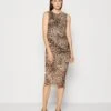 AllSaints Norma Evita Dress - Shift Dress - Brown