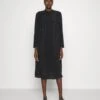 Marimekko Impasto Piccolo Dress - Day Dress - Black/Dark Grey