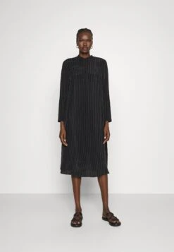 Marimekko Impasto Piccolo Dress - Day Dress - Black/Dark Grey