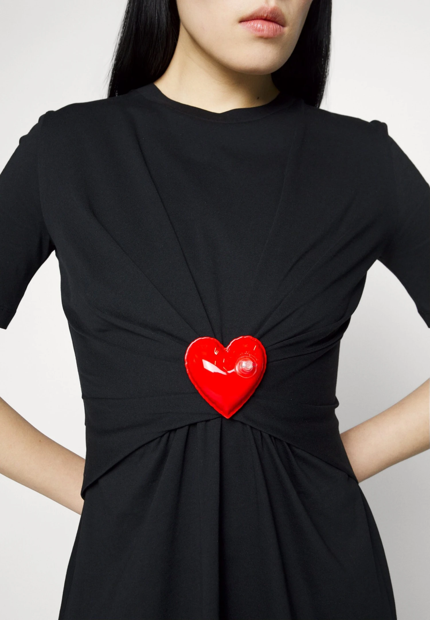 MOSCHINO Inflatable Heart - Jersey Dress - Image 7