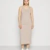 Nike Sportswear Cami Dress Midi - Jersey Dress - Diffused Taupe/White