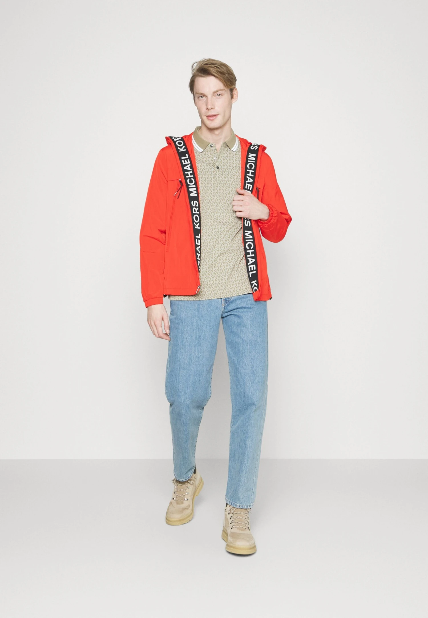 Michael Kors Logo Tape - Summer Jacket - Spice Orange - Image 2