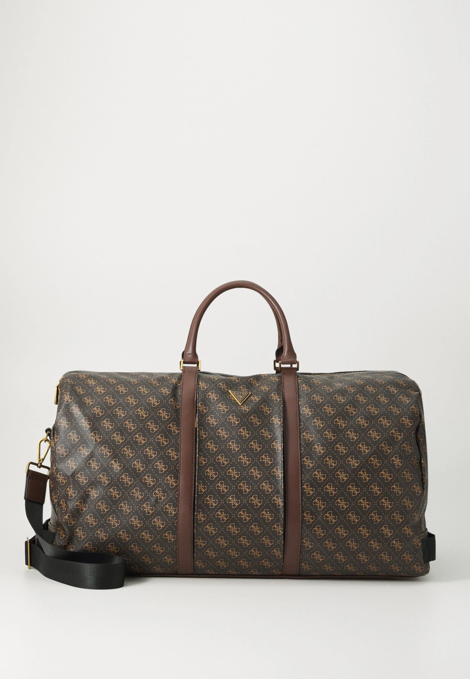 Guess PISA DOUBLE ZIP - Weekend Bag - Brown/ochre/burgundy - Image 2