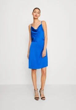 Vila Viravenna Deep Back Dress - Cocktail Dress / Party Dress - Mazarine Blue