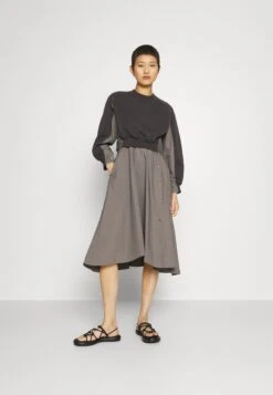 3.1 Phillip Lim Combo Dress - Day Dress - Slate