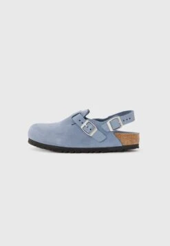 Birkenstock TOKIO LENB STONE BLUE HEXN - REGULAR - Clogs - Stone Blue