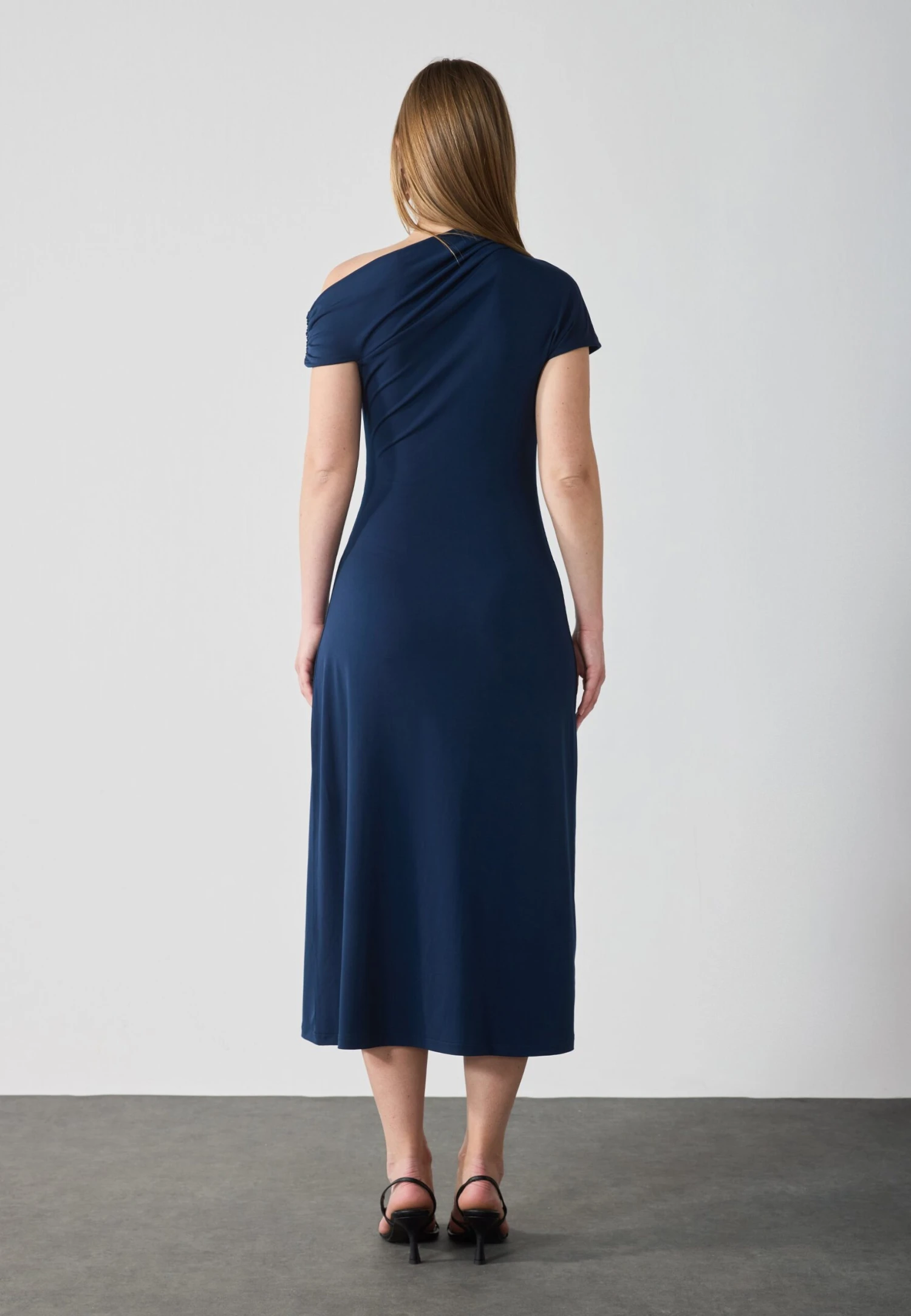 Anna Field Jersey Dress - Navy Blazer - Image 3