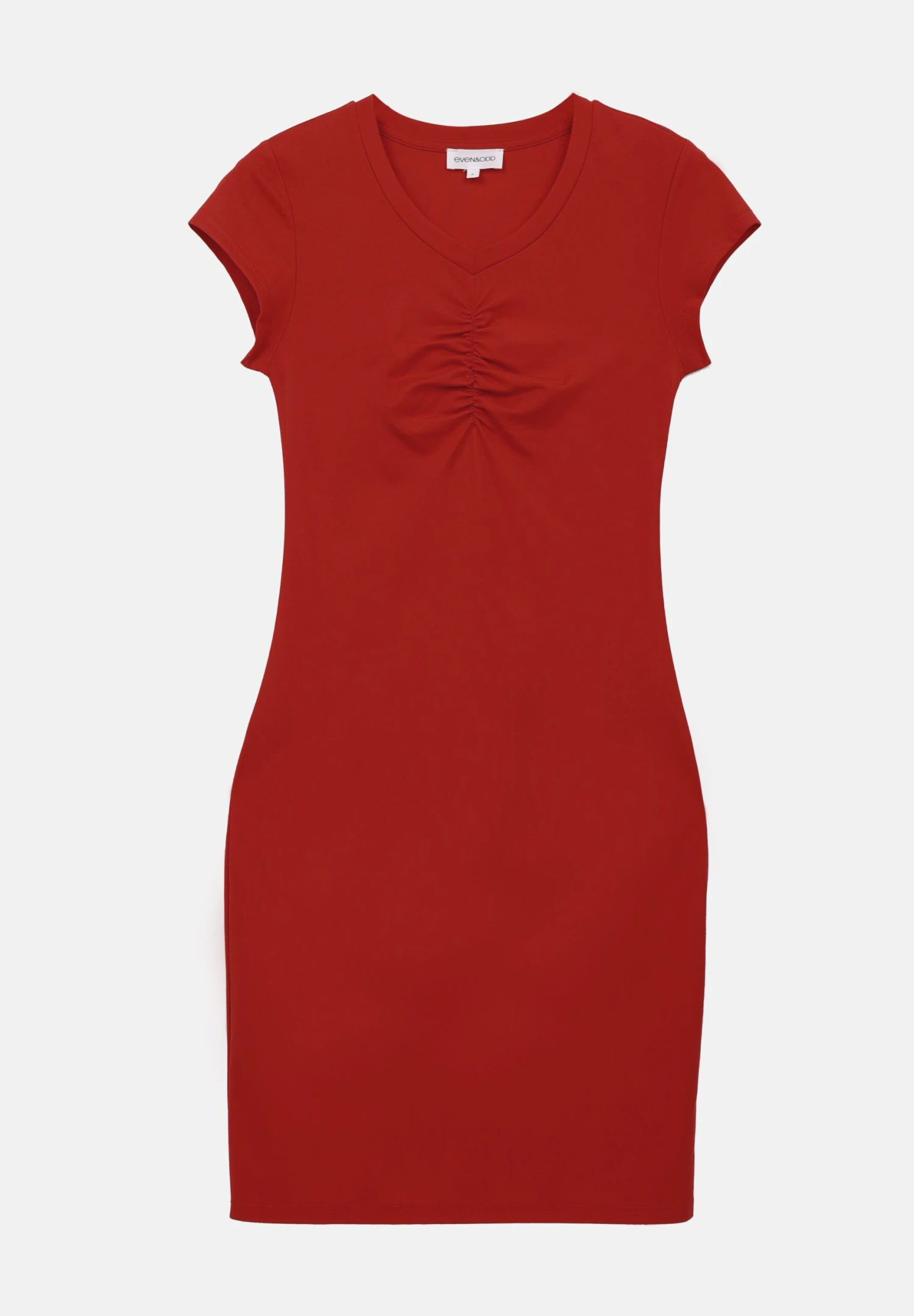 Even&Odd Jersey Dress - Light Grey Melange - Image 6