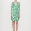 DIANE VON FURSTENBERG JULIAN - Day Dress - Green