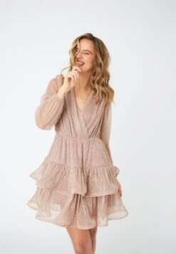 Cras ANGELA DRESS - Cocktail Dress / Party Dress - Champagne