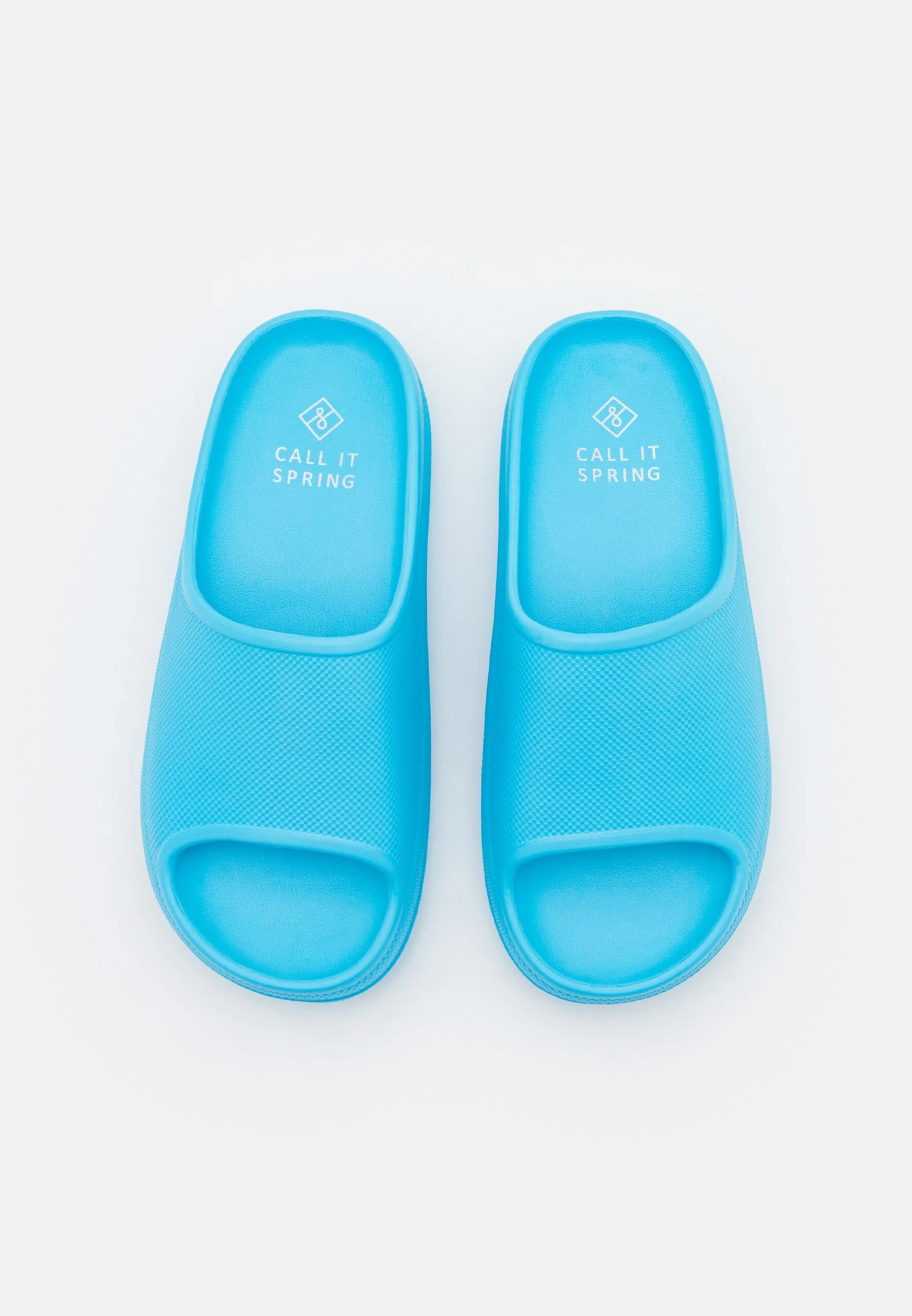 Call It Spring Vegan Julep - Pool Slides - Turquoise - Image 6