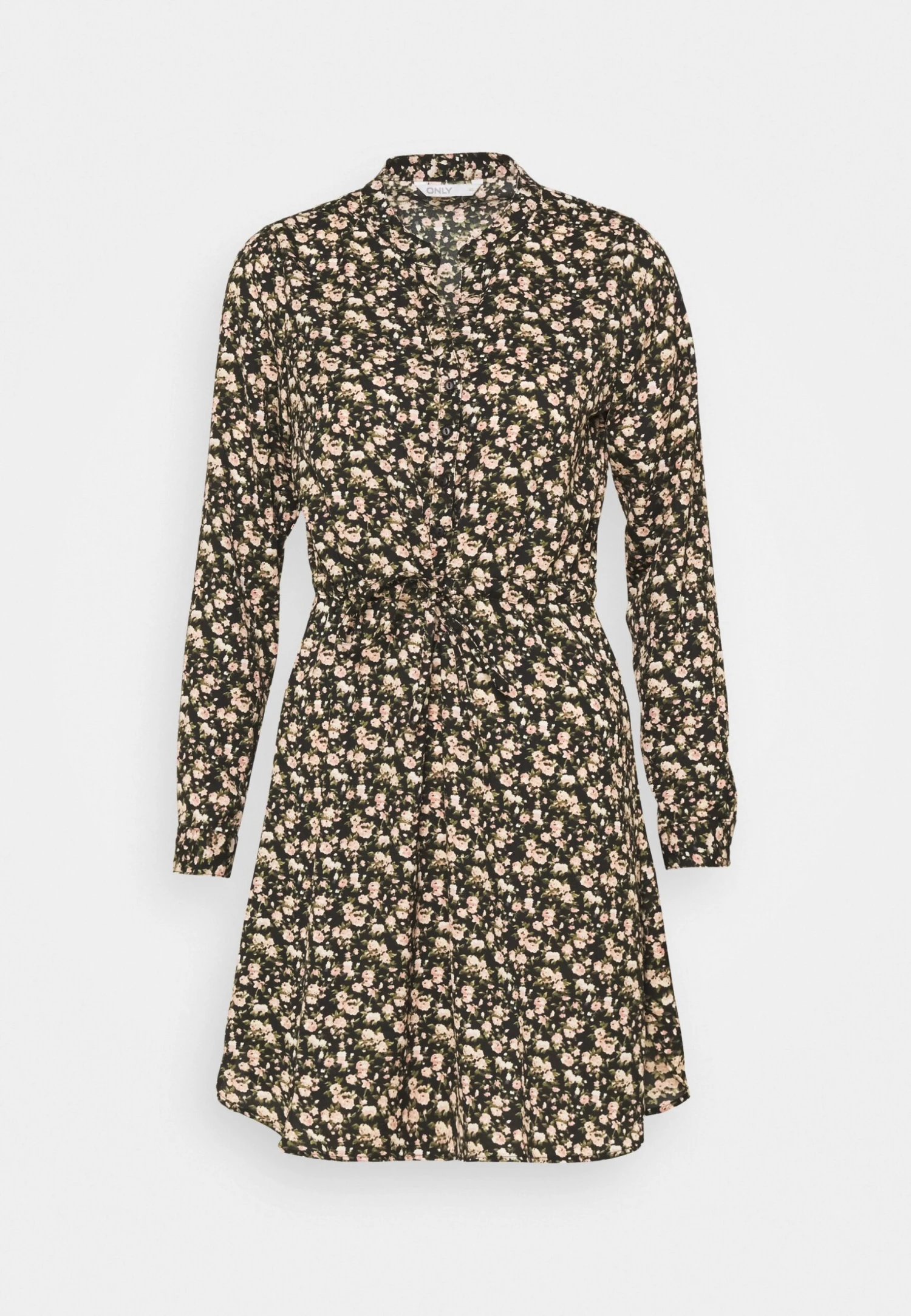 ONLY Onlcory V Neck - Shirt Dress - Black/Sarah - Image 5